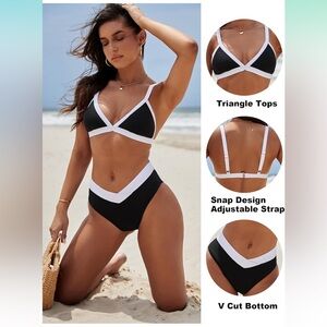 NWT Blooming Jelly Triangle Bikini